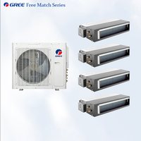 Aire Acondicionado Multizona de Tipo Ducto Oculto para Exteriores, 24000 BTU 36000 BTU R32 DC Inverter para Viviendas de Lujo y Villas