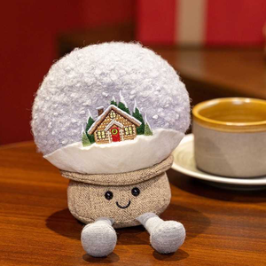 High Quality Kawaii Christmas <b>Snow</b> <b>Globe</b> Cartoon Squishy Plush Toys Stuffed Animal Toys Soft Cotton Claw Machine Toys for Shop - Product Image 1