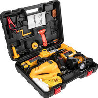 Ensemble de crics hydrauliques électriques, kit de cric électrique portable pour le remplacement des pneus de véhicule