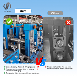 Máquina de fabricación de tuberías de agua de acero ERW de alta frecuencia, fabricante de soldadura Ms Gi, línea de producción de molino de tubo de forma cuadrada redonda - Product Image 4