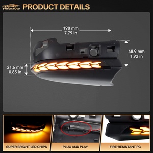 Clignotants dynamiques à LED modernes pour Toyota Camry 2018-2023, <span class=keywords><strong>CHR</strong></span> 18-20, Prius XW50 – Feux de signalisation séquentiels - Product Image 2