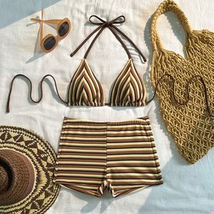 Nuevo <span class=keywords><strong>Bikini</strong></span> de Dos Piezas con Rayas, Estilo Simple y Sexy, 2026 - Product Image 6