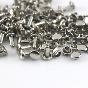 REWIN 5mm a 12mm Tampa Dupla de Metal Rebites Studs Rebite Redondo para Couro Craft <span class=keywords><strong>Bag</strong></span> Cinto Vestuário Chapéu Sapatos Pet Collar Decor - Product Image 4