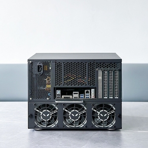 Chasis de servidor <span class=keywords><strong>ITX</strong></span> personalizado OEM con 9 bahías Torre de almacenamiento conectada a red Nas Caja de ordenador Caja de PC de escritorio en stock - Product Image 3