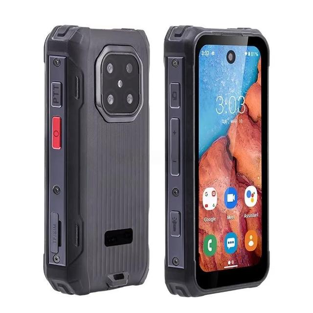 2025 New 3.8Inch Mini Rugged Android 12 Gaming LCD Smartphone IP68 Waterproof 6GB+128GB Octa Core LTE MTK Dimensity Dual SIM