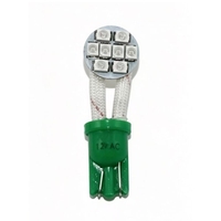 Ampoule LED Pinball T10 # Clignoteur LED 555 3528 8SMD avec fil flexible 13V AC/DC