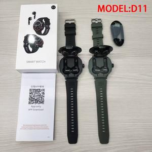 DF D11 2025 Nuevo Reloj Inteligente con Auriculares TWS de 240 mAh y 28 mAh, Control de Música Deportiva, Pulsera Inteligente 2 en 1, Monitor de Salud - Product Image 2
