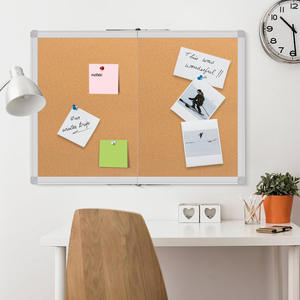 <span class=keywords><strong>Tableau</strong></span> d'affichage mural suspendu pour bureau <span class=keywords><strong>Tableau</strong></span> en liège décoratif pliable - Product Image 5