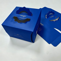 Boîtes rigides personnalisées avec logo imprimé, effet dorure à chaud, impression UV couleur, poignée recyclable, pour produits alimentaires, boîte à pâtisserie en papier