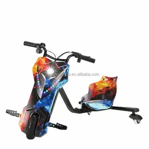 8 Inch drift scooter electric tricycle made in China for 8-13 years kids drifting 350w motor electric tricycle drift trike