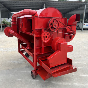 Machine à battre à grande échelle 1000 kg/h, multifonctionnelle, pour le traitement des semences, en acier au carbone, motorisée - Product Image 3