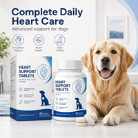 Comprimés naturels pour le cœur des chiens : CoQ10 et Taurine haute puissance pour soutenir la santé cardiovasculaire active des chiens actifs
