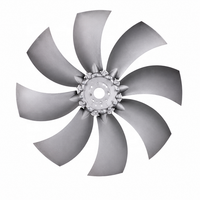 Ventilateur de refroidissement de générateur en alliage d'aluminium à angle réglable, impeller S14-AL, résistant à la chaleur, résistant à la corrosion, haute résistance