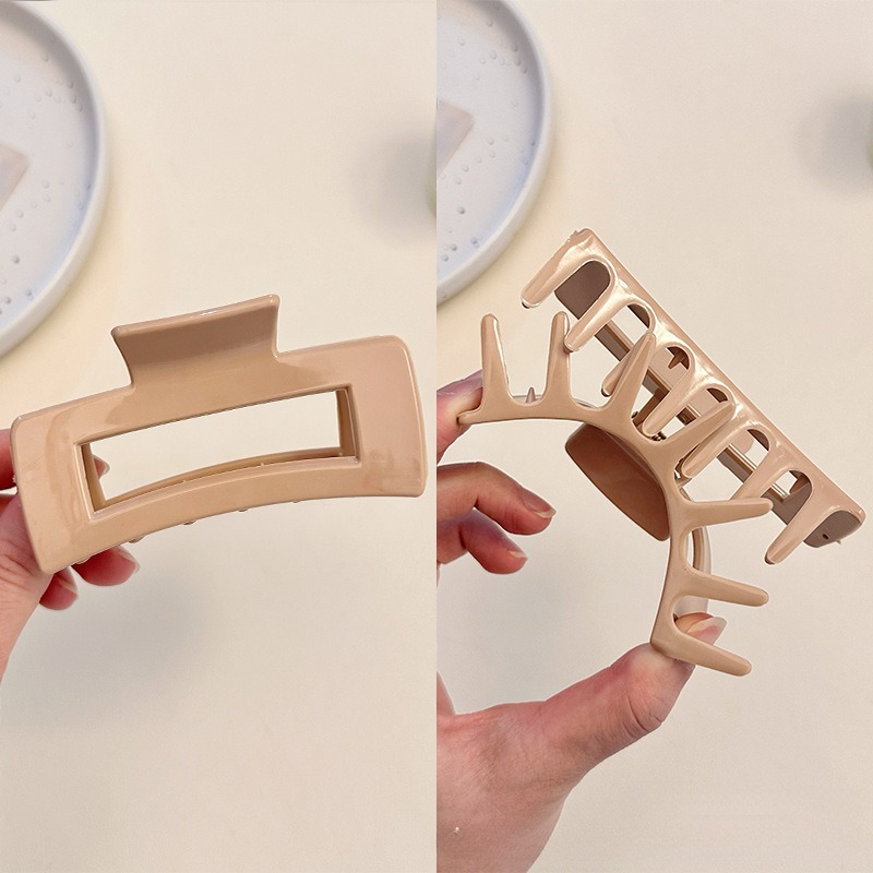 B-pinza per capelli in gomma morbida (10.5CM)