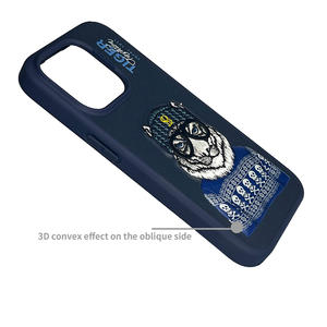 Custodia per Occhiali da Sole con Ricamo POLO Tigre Arrabbiata per iPhone 15 Cover Posteriore - Product Image 4