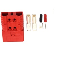 Connecteur de charge de batterie rouge avec contact auxiliaire, série REMA SBE, connecteur de chariot élévateur à fourche 2 broches SRE160 SBE160 320A