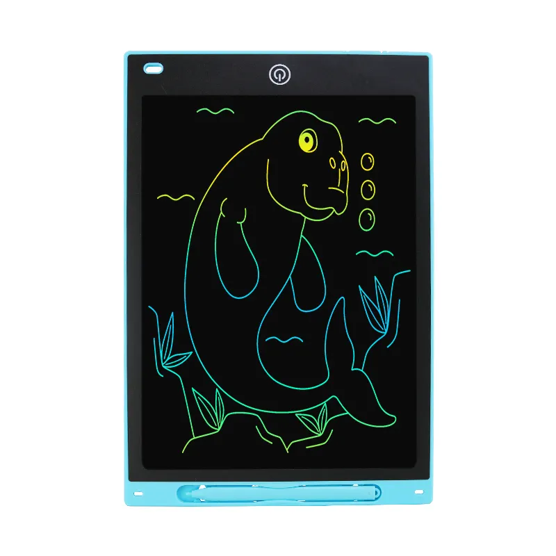 8.5 10 12นิ้วอิเล็กทรอนิกส์สำหรับเขียนหน้าจอสี LCD สำหรับเด็กแผ่นจดบันทึกแท็บเล็ตเขียนได้ลบได้