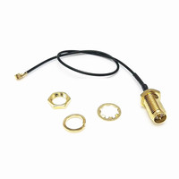 Câble de connexion IPEX vers SMA - Connecteur femelle WIFI/GSM/3G/4G avec trou interne fileté externe et broches pour adaptateur SMA vers IPEX
