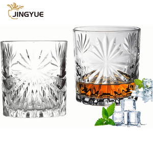 Heavy Base Rocks Barware Vasos para <span class=keywords><strong>Bar</strong></span> Bebidas mixtas Vino Bourbon Jugo Agua <span class=keywords><strong>y</strong></span> Cóctel Bebidas 350ML - Product Image 1