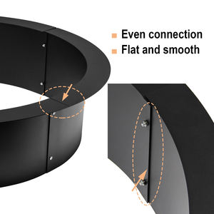 European Classic <strong>Outdoor</strong> Stainless <strong>Steel</strong> Wood Burning Stove Smokeless Cast Iron Real Fire <strong>Fireplace</strong> for Heating - Product Image 4