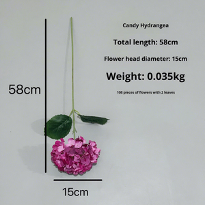 Fiori di Ortensia Artificiali Fatti a Mano all'Ingrosso - Realistici e Durevoli per Decorazioni Floreali di Matrimoni e Hotel - Product Image 2