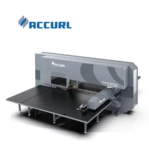 ACCURL Punch Laser Combined Machine adopts a complete set of German Rexroth CNC system and drive.