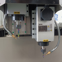 Máquina de Perforación y Fresado CNC WEIKE para Perfiles de Aluminio, Velocidad del Husillo de 18000 r/min, Potencia de 3.5KW*2 para Puertas y Ventanas de Aluminio