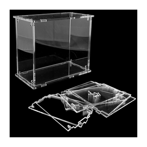 Acrylic clear box with magnet closure or screw for pokemon ETB