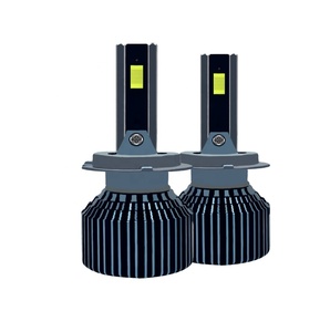 Faro LED de alta potencia de 200W de tres colores para coches <span class=keywords><strong>H4</strong></span>/H7/H11 decodificador Canbus 4 tubos de cobre Hi/Lo nuevo más brillante 4 láser - Product Image 2
