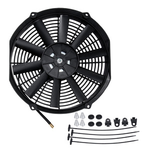Radiator Fan 12 Inch <b>12V</b> Cooling Fan for Car Radiator Oil <b>Cooler</b> Upgrade - Product Image 3
