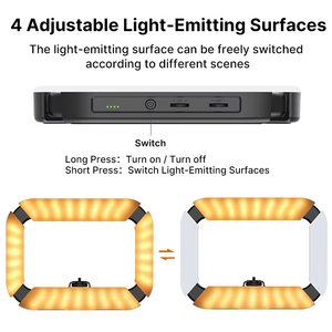 Nuevo Ulanzi U200: Anillo de Luz LED para Smartphone, Cámara, YouTube y Transmisiones en Vivo con Soporte Frío para Micrófono y Trípode - Product Image 4