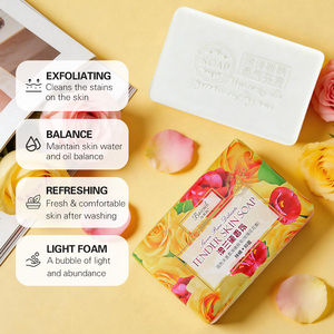 Jabón Sólido Orgánico al por Mayor con Fragancia de Rosas 200G Hecho a Mano Limpieza Suave y Delicada Blanqueador Equilibrado en pH Base de Jabón para Baño y Cuidado de la Piel - Product Image 3