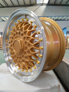 Jantes en alliage pour voiture <span class=keywords><strong>de</strong></span> tourisme <span class=keywords><strong>de</strong></span> style japonais 16X7.0 17X7.5 <span class=keywords><strong>pouces</strong></span>, couleur noir/argent - Product Image 2