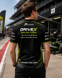 เสื้อโปโลทีมแข่งรถมอเตอร์สปอร์ตพร้อมโลโก้สั่งทำ ชุดยูนิฟอร์มทีมแข่งรถ เสื้อโปโลสำหรับเจ้าหน้าที่งานอีเว้นท์/อาสาสมัคร เสื้อโปโลแห้งเร็วแบบซับลิเมชั่น - Product Image 2