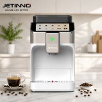 Machine à café automatique Jetinno APP Control JL03Pro B à faible acidité, infusions froides, écran tactile 7 pouces, pour la maison, avec lait frais