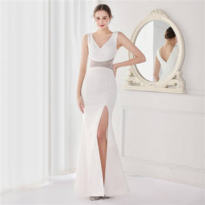 19131 # artisanat repassage perceuse queue de poisson Banquet élégant tempérament réunion annuelle présidé fête longue robe - Product Image 4