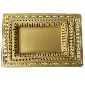 Plastic Bulk Modern Serving Tray Table Customized Cutlery Thick plastic plates dishes