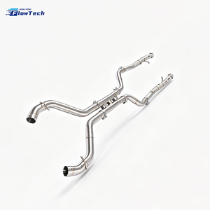 Performance Professional Turbo Downpipe for Mercedes AMG SL63 R231 5.5L V8 M157 304 Stainless Steel <b>Mirror</b> Polished High Flow - Product Image 6