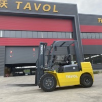 Livraison gratuite chariot élévateur diesel chariot élévateur 3 tonnes 5 tonnes CE Europe 5 avec positionneur de fourche et manette de vitesse latérale chariot élévateur d'entrepôt