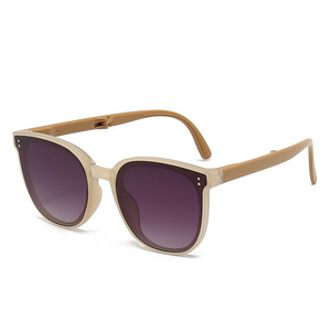 Lunettes de soleil pliables Gm pour femmes, monture en PC, protection UV400, type 3, pare-soleil, couleur grise, M Fold D5 - Product Image 4