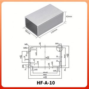 Factory Custom Durable Aluminum Alloy Electronic Switching Power Supply Box IP54 <b>Enclosure</b> for Electrical Project - Product Image 2