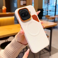 Étui arrière magnétique en cuir PU mat pour OnePlus 5G, coque de téléphone portable avec protection d'objectif en métal, antichoc, emballage OPP