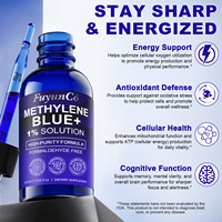 FuyunCo Vitamines et Suppléments : Gouttes liquides de Bleu de Méthylène 1% – Supplément Biologique de Bleu de Méthylène Qualité USP pour Importateurs Commerciaux