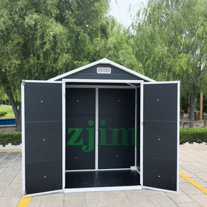 Maison pratique Produits Faites-le vous-même Abri extérieur de stockage en plastique de PVC pour le patio de jardin - Product Image 5