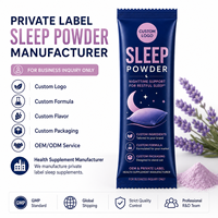 Poudre pour le sommeil en sachets individuels – Soutien nocturne pour un sommeil réparateur – Formule personnalisée – Marque privée OEM ODM – Complément alimentaire