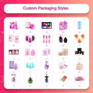 Esponja de Maquillaje sin Látex OEM con Solución de Empaque Personalizado y Caja de Regalo Premium para Herramientas de Belleza - Product Image 3