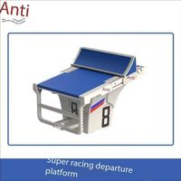 Anti-Andy Portable Anti-Dérapant Natation Standard Compétition Plate-forme de Départ Touchpad Plate-forme de Plongée avec Matériau Polyester
