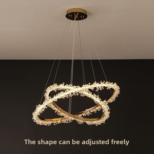<span class=keywords><strong>2025</strong></span> Mới Hậu Hiện Đại Pha Lê Sang Trọng Đèn Chùm Nhôm Trang Trí Ánh Sáng Lịch Thi Đấu Cho Phòng Khách Phòng Ăn Phòng Ngủ Nghiên Cứu - Product Image 3