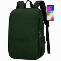 Sac à dos pour ordinateur portable professionnel avec port de charge USB, léger, pour voyage, antivol, pour le bureau et l'école