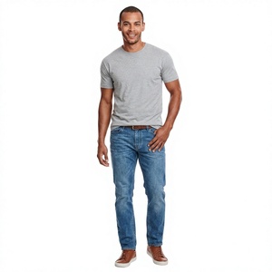 High Quality 250gsm <b>Polyester</b>/Cotton Custom logo Nonwoven O-Neck Regular Fit Printed Blank Short Sleeve Anti-shrink t <b>Shirt</b> Men - Product Image 1